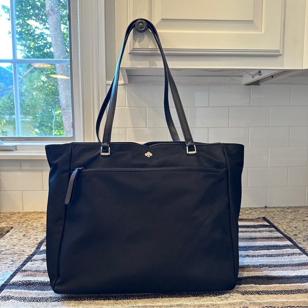 Kate Spade Black Jae Nylon Large Tote/Purse/Diaper Bag; Excellent Used Condition